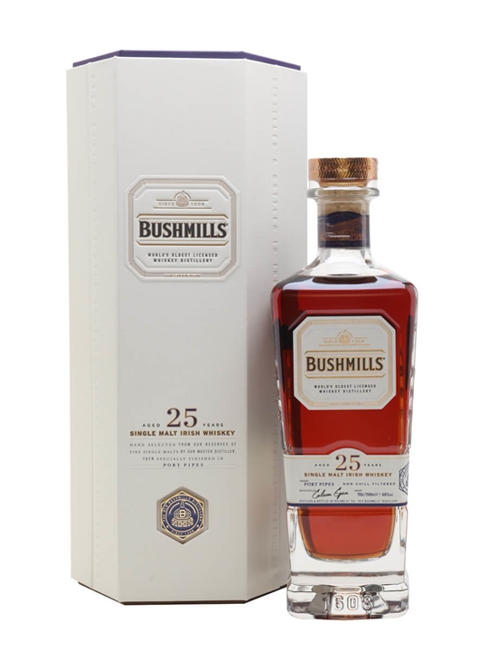 Bushmills 25 Year Old / Port Finish Single Malt Irish Whiskey